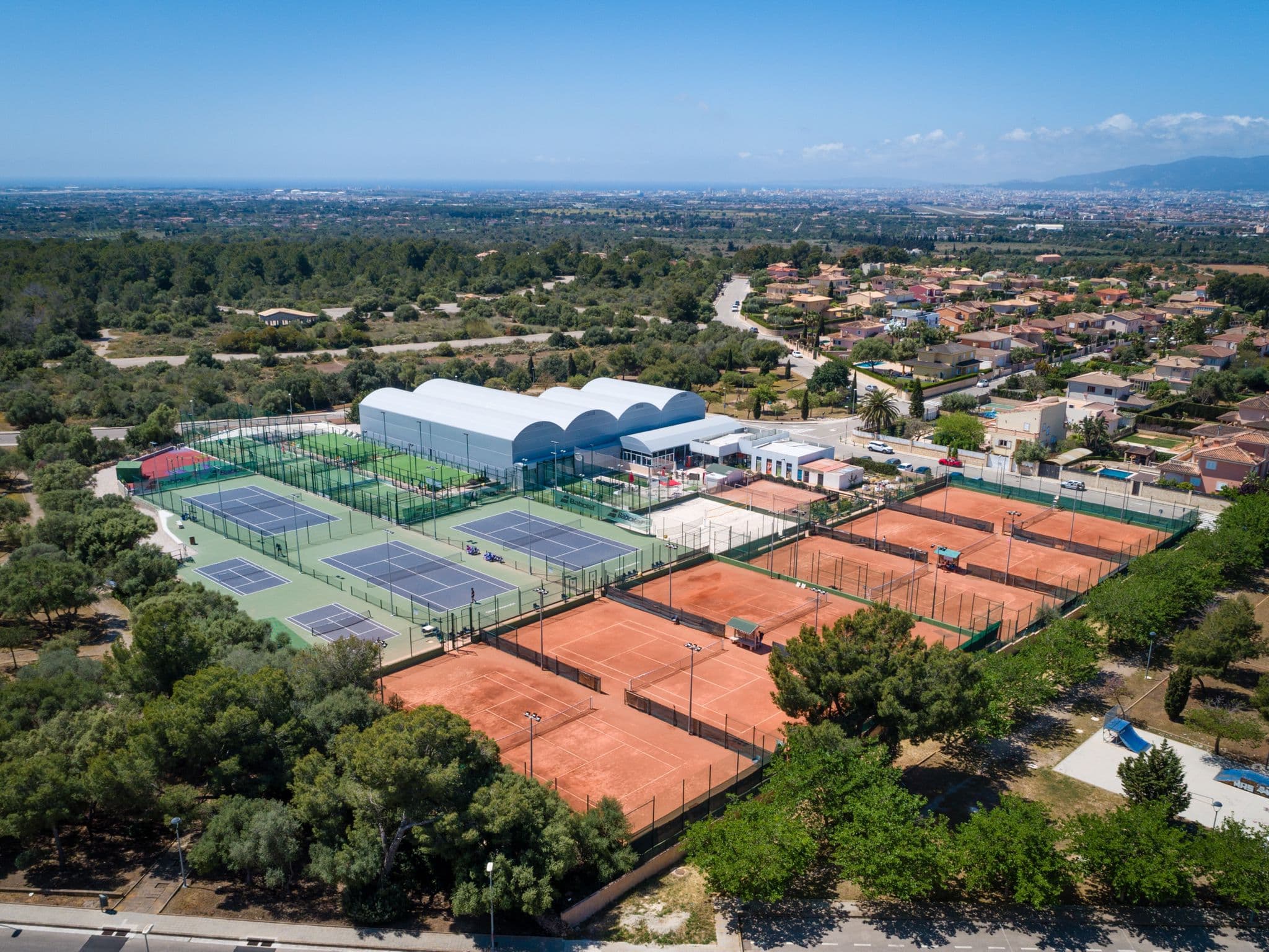 The Open Marratxí club courts and clubhouse in Marratxí, Mallorca